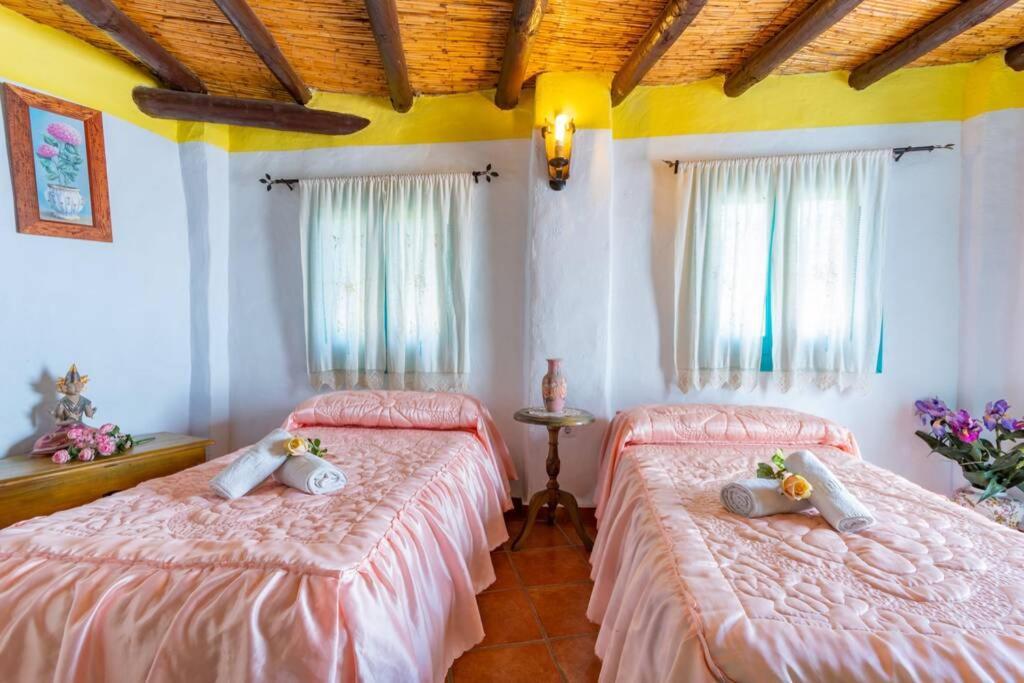 Casa Rosa, Con Encanto Y Piscina Climatizada Frigiliana Extérieur photo
